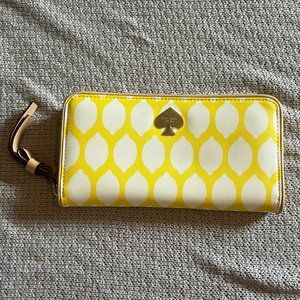 Yellow Kate Spade Wallet